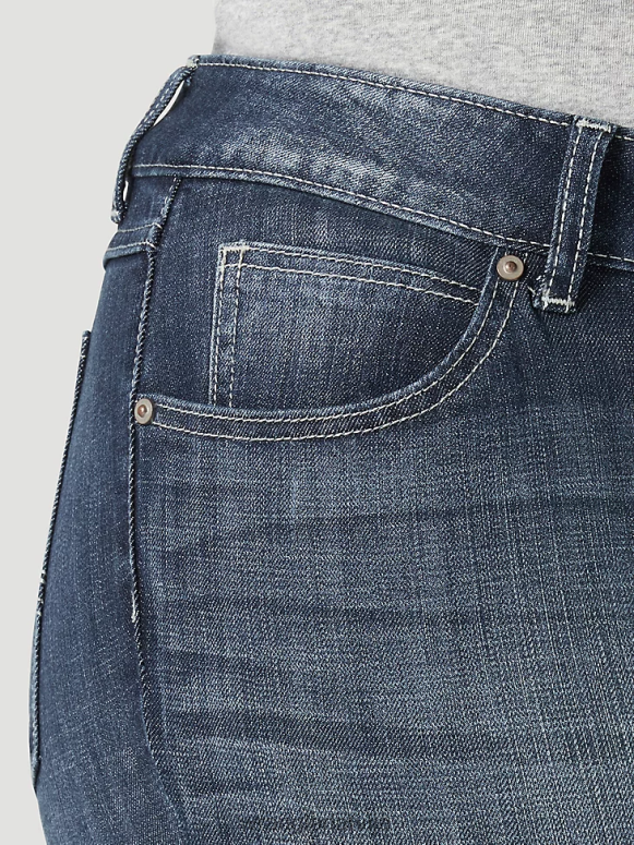 Bakersville retro liesmas izturīgi mae bootcut darba džinsi sievietes apģērbs Wrangler BFNTB803