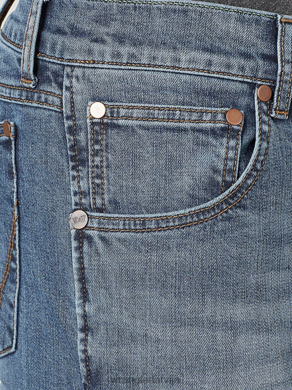 Daniels retro slim fit džinsi ar taisnām kājām vīriešiem apģērbs Wrangler BFNTB35