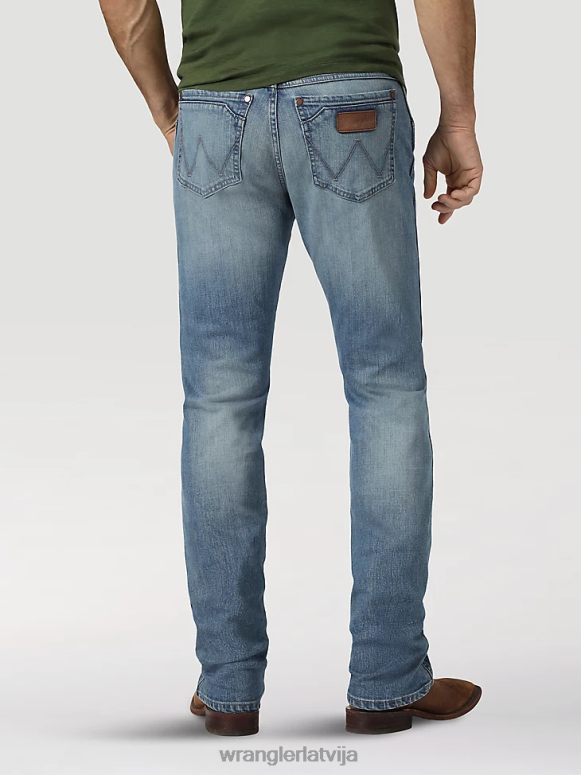 Džeksboro retro slim fit džinsi ar taisnām kājām vīriešiem apģērbs Wrangler BFNTB31