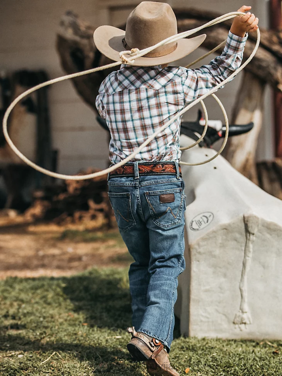 Ferris retro slaidi taisni džinsi zēni apģērbs Wrangler BFNTB1061