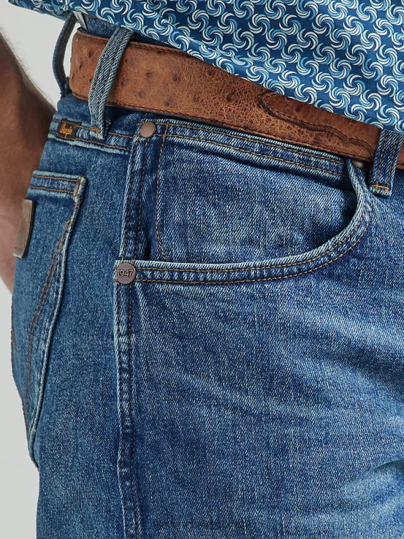 Galloway retro premium klases džinsi tievs taisns vīriešiem apģērbs Wrangler BFNTB75