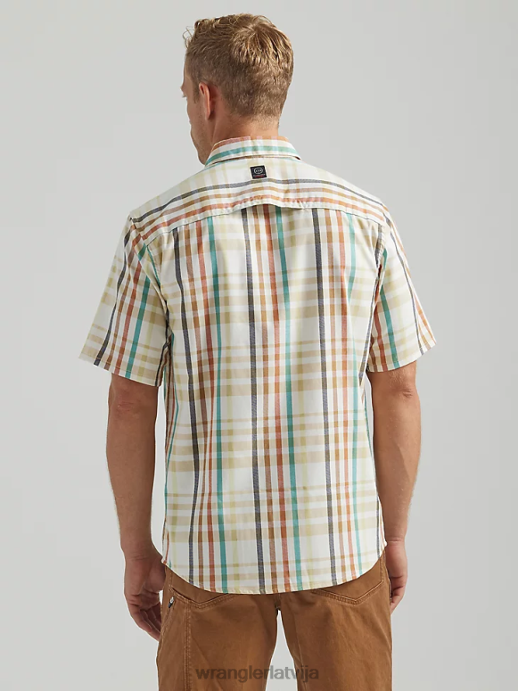 Karolīnas pludmale atg by horizon rūtains krekls vīriešiem apģērbs Wrangler BFNTB296