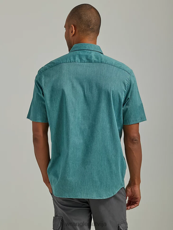 Klusais okeāns episks mīksts elastīgs sarža krekls vīriešiem apģērbs Wrangler BFNTB359