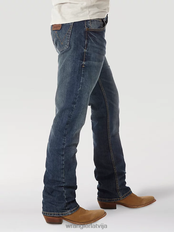 Leitona retro slim fit bootcut džinsi vīriešiem apģērbs Wrangler BFNTB2