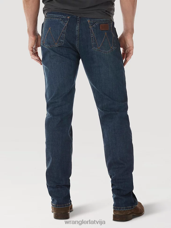 Portlenda retro slim fit džinsi ar taisnām kājām vīriešiem apģērbs Wrangler BFNTB22