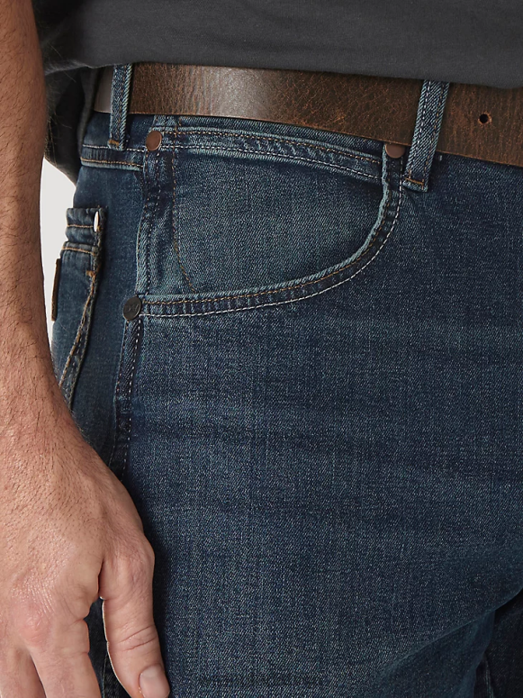 Portlenda retro slim fit džinsi ar taisnām kājām vīriešiem apģērbs Wrangler BFNTB22