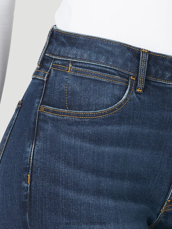 Stoktona augstceltnes drosmīgi džinsi sievietes apģērbs Wrangler BFNTB733