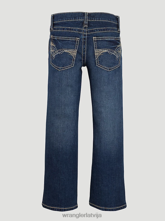 Viduszemes 20x vintage bootcut slim fit džinsi zēni apģērbs Wrangler BFNTB938