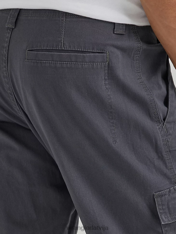 antracīts autentiskas atvieglinātas stretch cargo bikses vīriešiem apģērbs Wrangler BFNTB235