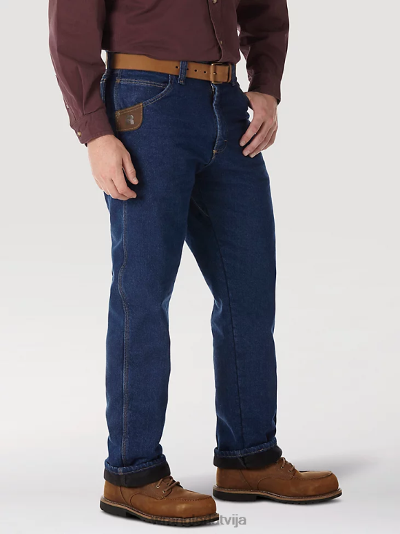 antīks indigo riggs workwear stepēts piecu kabatu džinsu odere vīriešiem apģērbs Wrangler BFNTB191