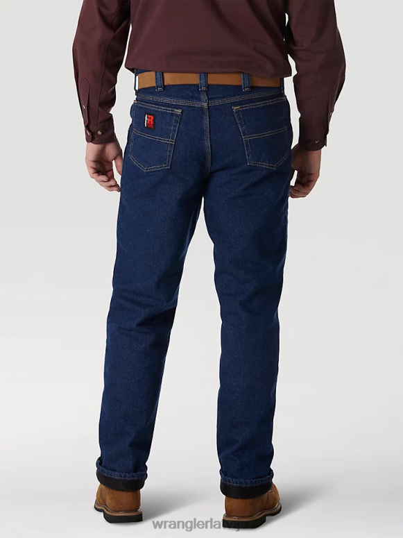 antīks indigo riggs workwear stepēts piecu kabatu džinsu odere vīriešiem apģērbs Wrangler BFNTB191