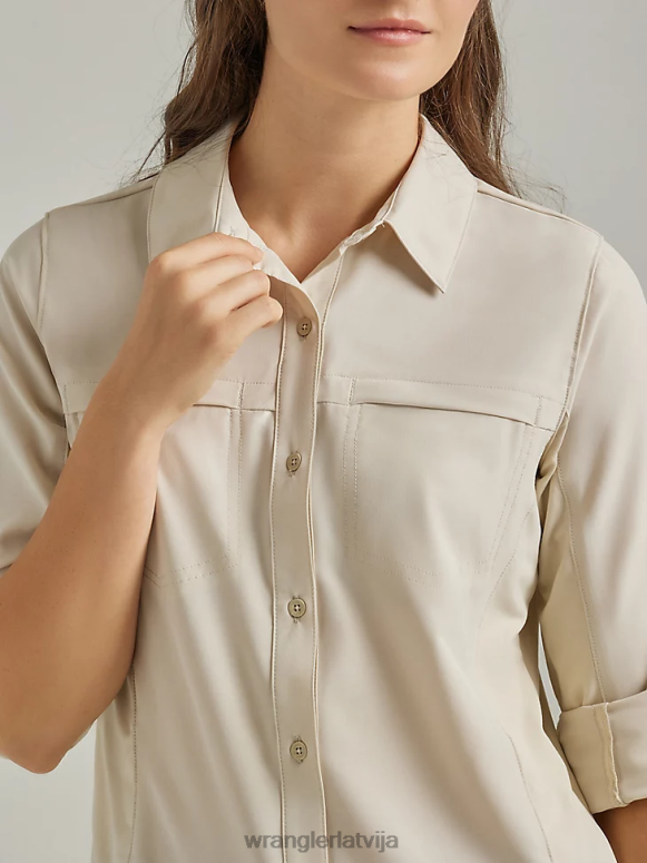 auzu pārslu atg ar taku kreklu sievietes apģērbs Wrangler BFNTB886