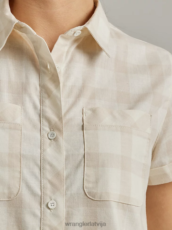 auzu pārslu atg ar taku kreklu sievietes apģērbs Wrangler BFNTB886