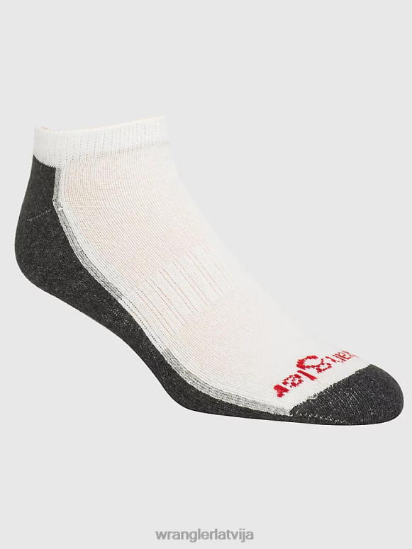 balts polsterētas potīšu zeķes (6 iepakojumi) vīriešiem Piederumi Wrangler BFNTB724