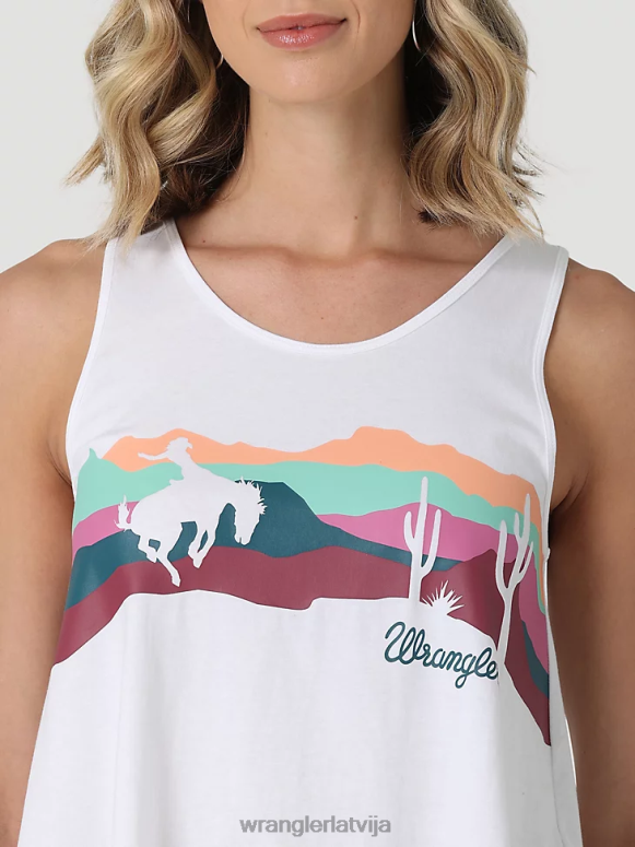 balts viens plecs cami sievietes apģērbs Wrangler BFNTB873