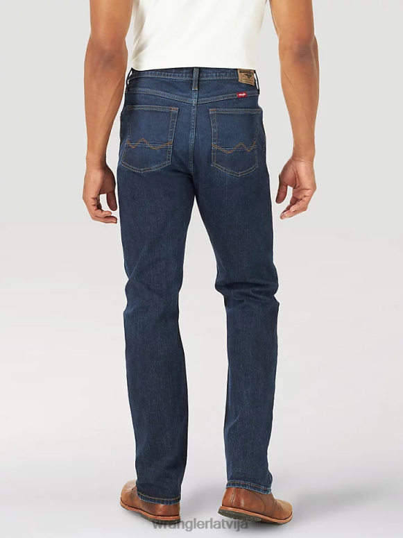 bankas piecu zvaigžņu premium taisni pieguļoši džinsi vīriešiem apģērbs Wrangler BFNTB97