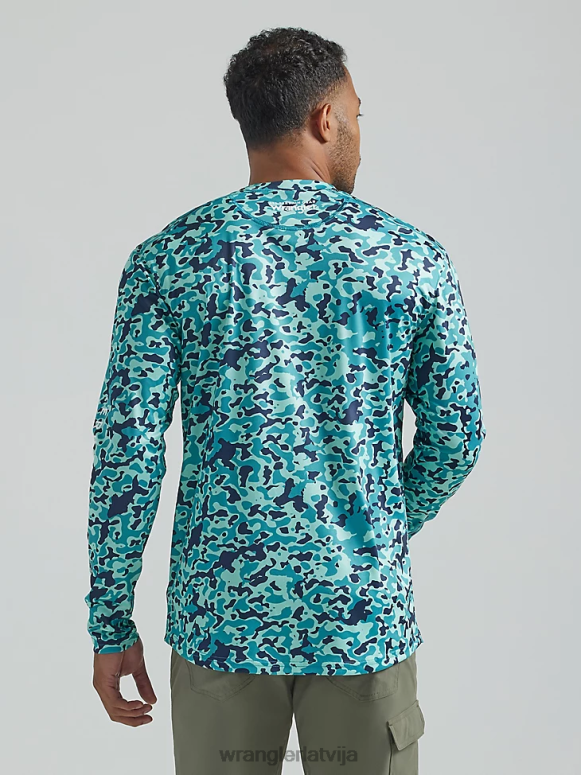 bordo riggs workwear kabatas t-krekls ar garām piedurknēm vīriešiem apģērbs Wrangler BFNTB274