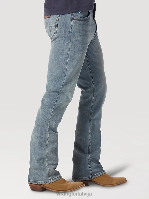 br mazgāt retro slim fit bootcut džinsi vīriešiem apģērbs Wrangler BFNTB8