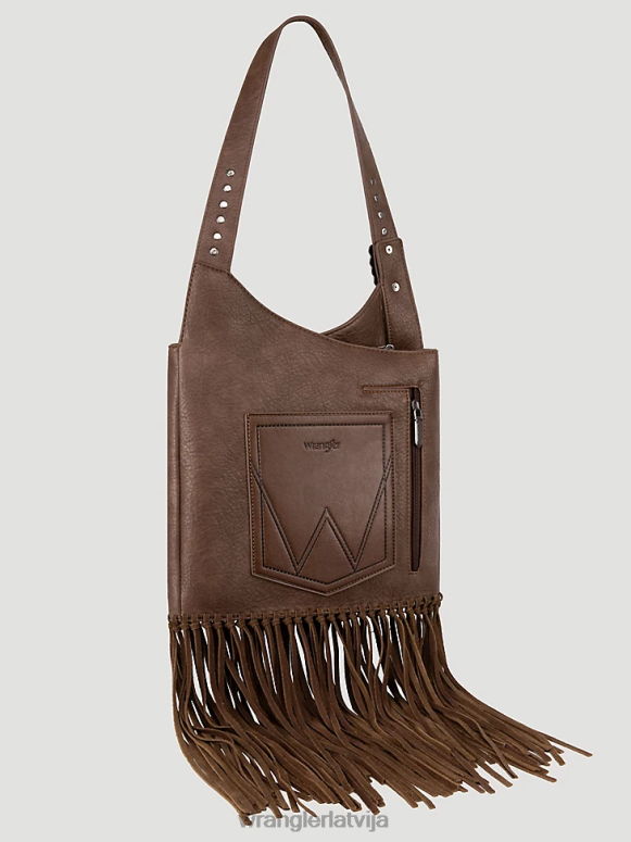 brūns bārkstis radžots krusta korpuss sievietes Piederumi Wrangler BFNTB910