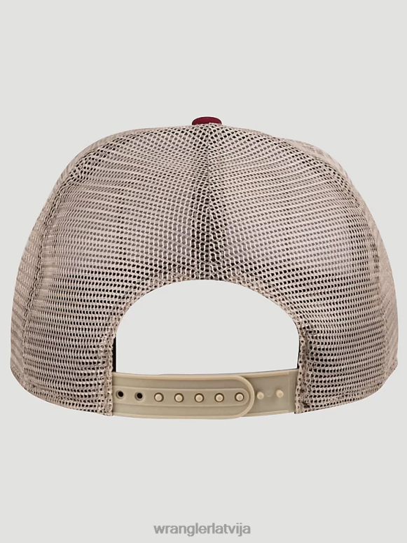 brūns miecētas ādas josta vīriešiem Piederumi Wrangler BFNTB706