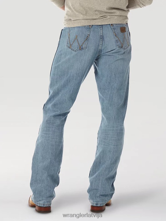 cekuls Retro atvieglinātas piegriezuma džinsi vīriešiem apģērbs Wrangler BFNTB40