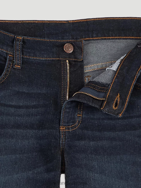 dziļš indigo piecu zvaigžņu flex bootcut džinsi zēni apģērbs Wrangler BFNTB958