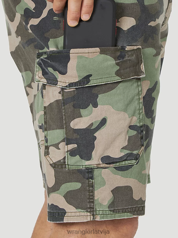 džungļu kamo flex twill cargo short vīriešiem apģērbs Wrangler BFNTB547