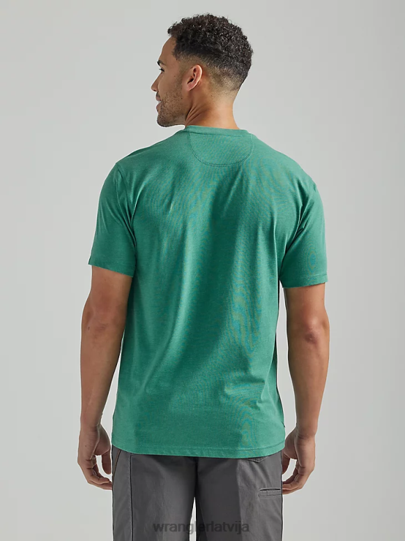 egle riggs workwear īsām piedurknēm 1 kabatas performances t-krekls vīriešiem apģērbs Wrangler BFNTB282