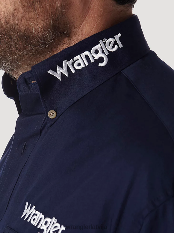 flote masīvs krekls ar garām piedurknēm pogu vīriešiem apģērbs Wrangler BFNTB395