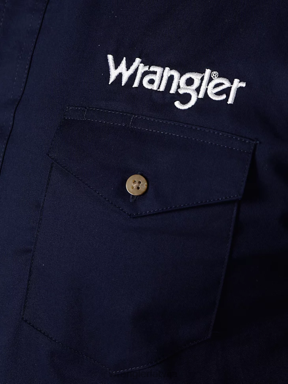 flote masīvs krekls ar garām piedurknēm pogu vīriešiem apģērbs Wrangler BFNTB395
