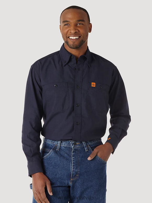 flote riggs workwear fr liesmas izturīgs sarža cietais darba krekls vīriešiem apģērbs Wrangler BFNTB402