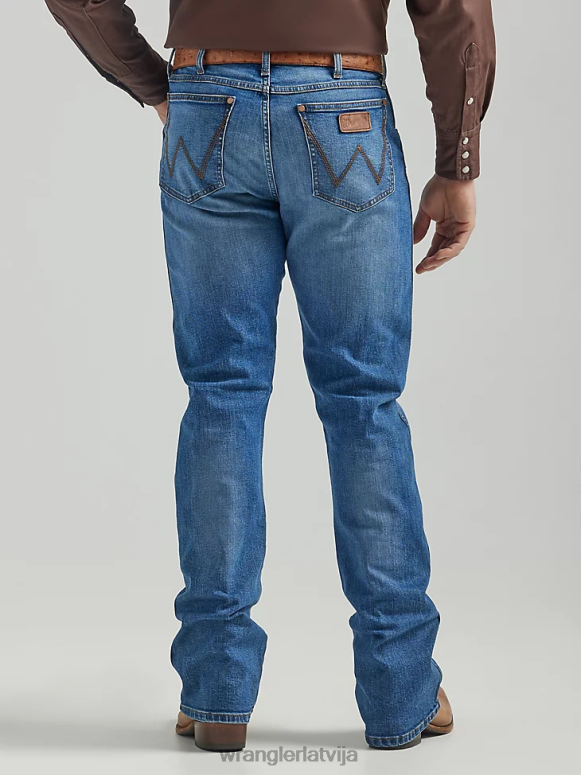 frīzietis retro slim fit bootcut džinsi vīriešiem apģērbs Wrangler BFNTB1