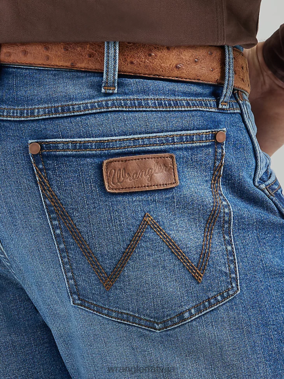 frīzietis retro slim fit bootcut džinsi vīriešiem apģērbs Wrangler BFNTB1