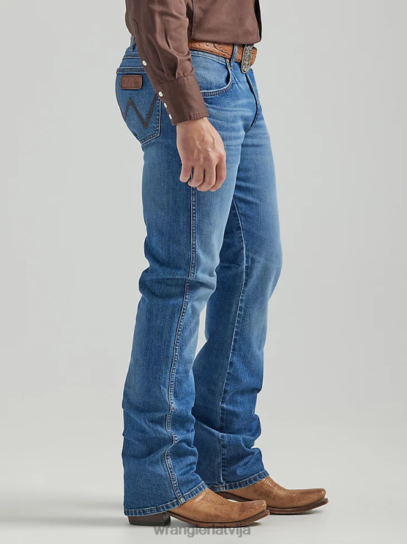 frīzietis retro slim fit bootcut džinsi vīriešiem apģērbs Wrangler BFNTB1