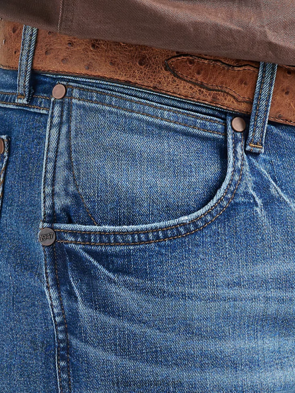 frīzietis retro slim fit bootcut džinsi vīriešiem apģērbs Wrangler BFNTB1