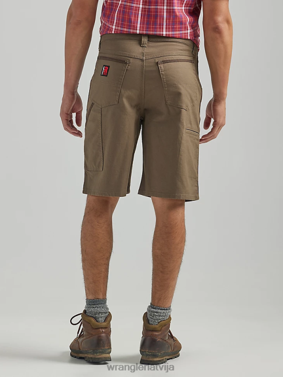 gaiši brūns riggs workwear utility relaxed short vīriešiem apģērbs Wrangler BFNTB675