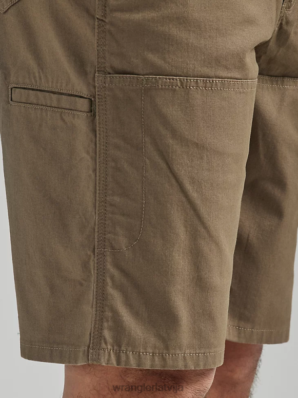 gaiši brūns riggs workwear utility relaxed short vīriešiem apģērbs Wrangler BFNTB675