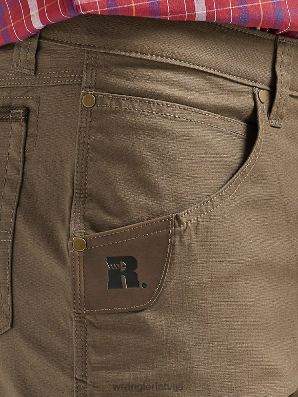 gaiši brūns riggs workwear utility relaxed short vīriešiem apģērbs Wrangler BFNTB675