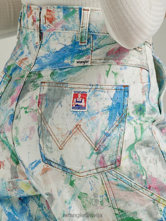 gaišs akmens pārstrādāts īss sievietes apģērbs Wrangler BFNTB822