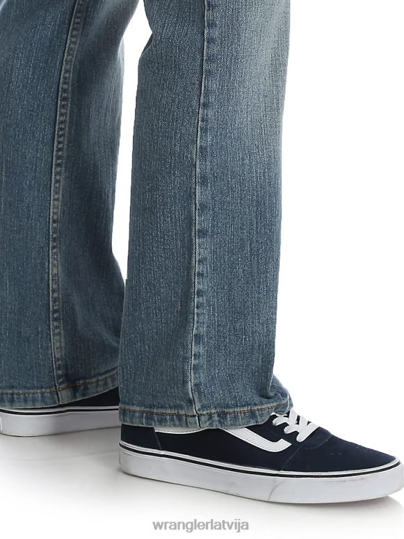 gaišs džinss piecu zvaigžņu klasiski elastīgi džinsi zēni apģērbs Wrangler BFNTB998