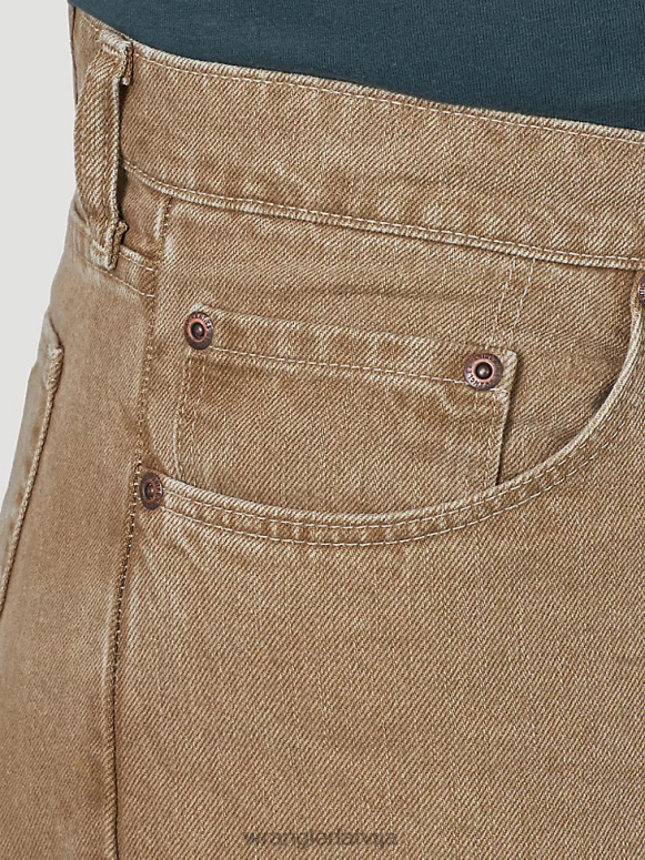 haki autentiski relaksēti kokvilnas džinsi vīriešiem apģērbs Wrangler BFNTB114