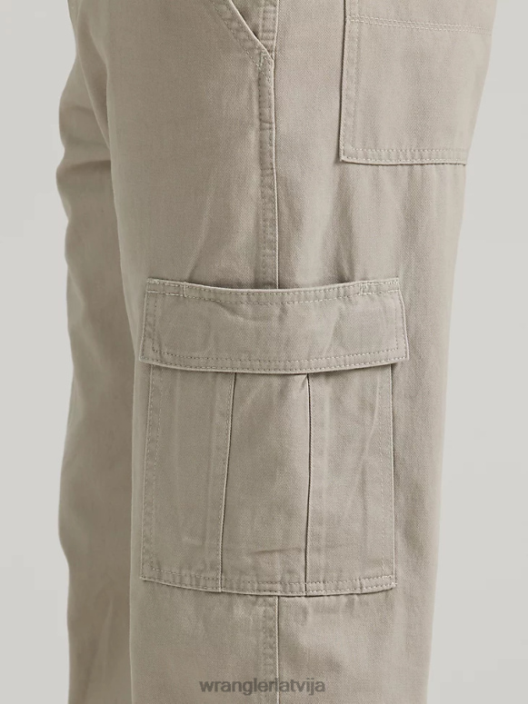 haki krāsas putekļi autentiskas relaksētas kravas bikses vīriešiem apģērbs Wrangler BFNTB241