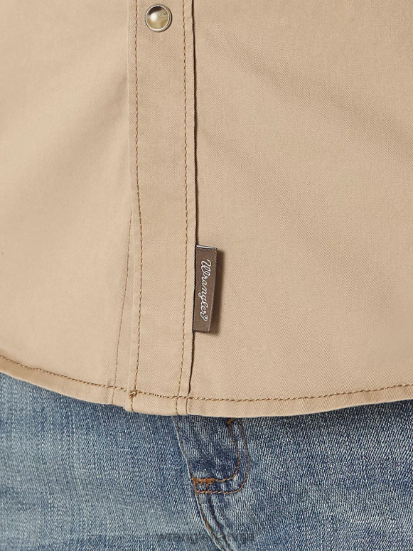 iedegums kabatas krekls ar kontrasta apdari vīriešiem apģērbs Wrangler BFNTB437