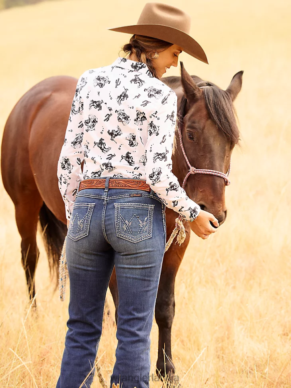 ta mazgāt Ultimate riding jean - shiloh sievietes apģērbs Wrangler BFNTB768