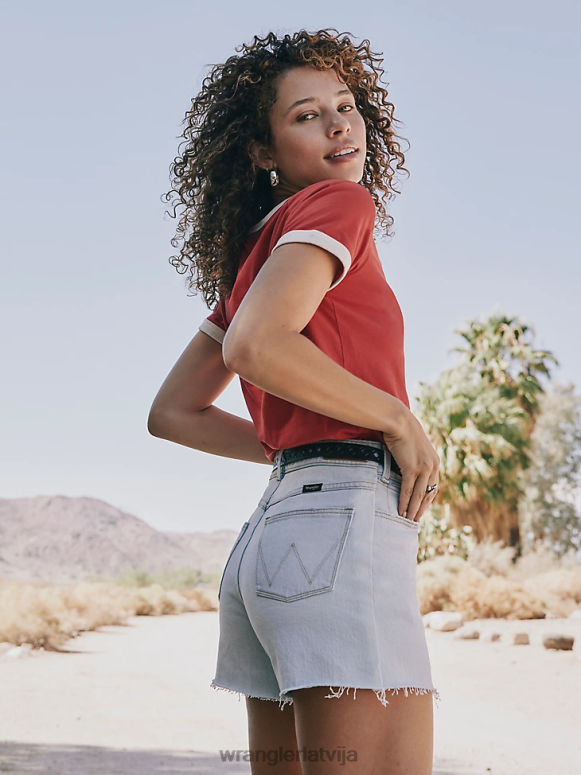 sapnis zils augsts augšstilba vidus īss sievietes apģērbs Wrangler BFNTB825
