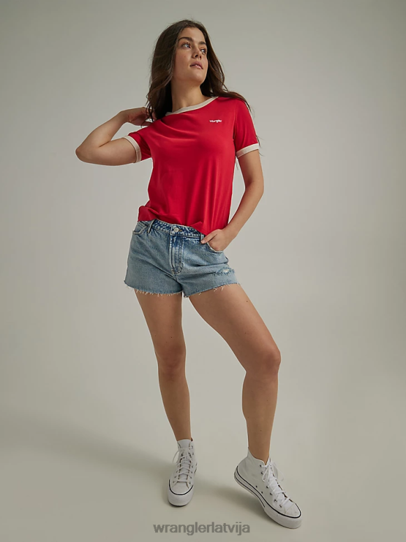 savvaļas zieds augstceltne vintage cut-off short sievietes apģērbs Wrangler BFNTB837