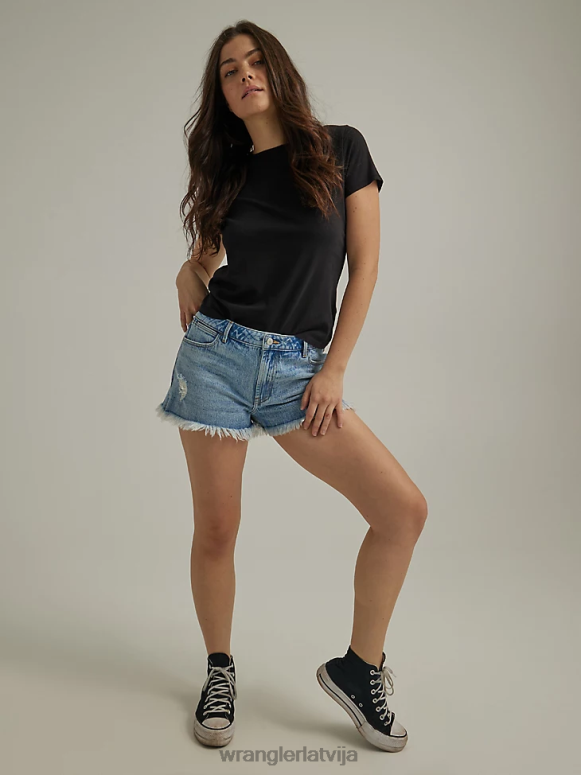 vidēja mazgāšana augstceltne vintage cut-off short sievietes apģērbs Wrangler BFNTB838