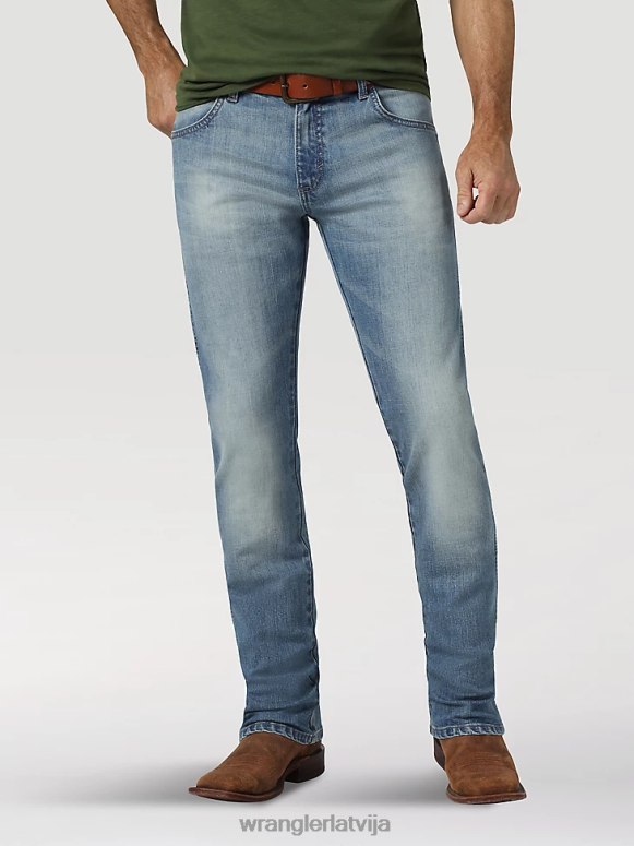 Džeksboro retro slim fit džinsi ar taisnām kājām vīriešiem apģērbs Wrangler BFNTB31