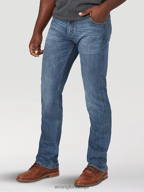 Daniels retro slim fit džinsi ar taisnām kājām vīriešiem apģērbs Wrangler BFNTB35