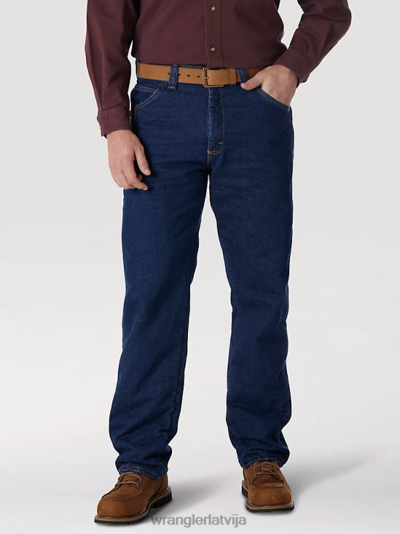 antīks indigo riggs workwear stepēts piecu kabatu džinsu odere vīriešiem apģērbs Wrangler BFNTB191